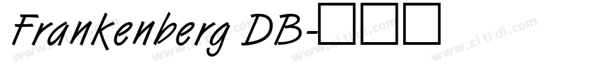 Frankenberg DB字体转换